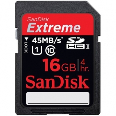 SD-EXTSD16GB45MBS SanDisk Extreme 16GB SDHC Class 10 300X (45MB/s)